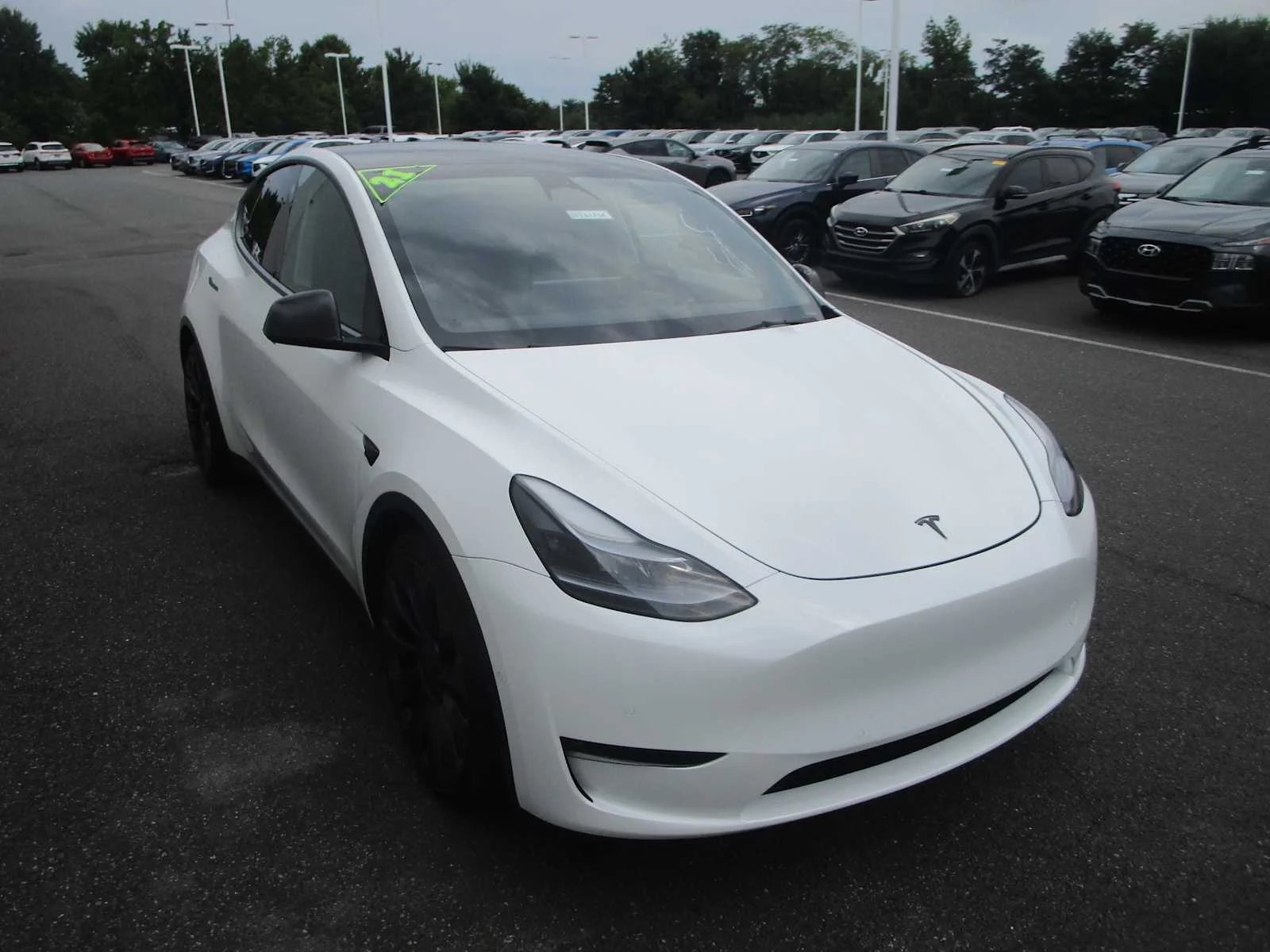 Used 2021 Pearl White Multi-Coat Tesla Performance image 3
