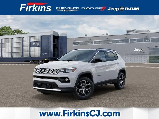 New 2026 Bright White Clear-Coat Exterior Paint Jeep Limited image 1