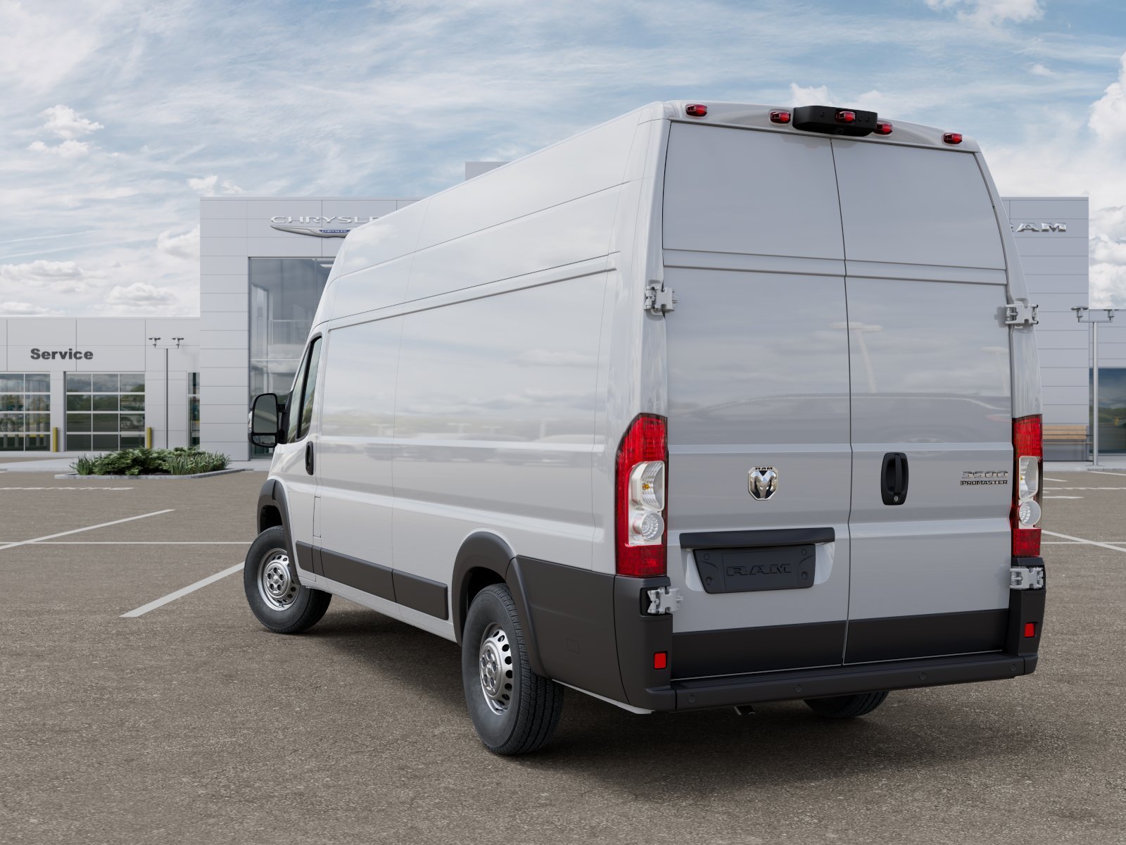New 2026 Bright White Clear-Coat Exterior Paint RAM Tradesman image 21