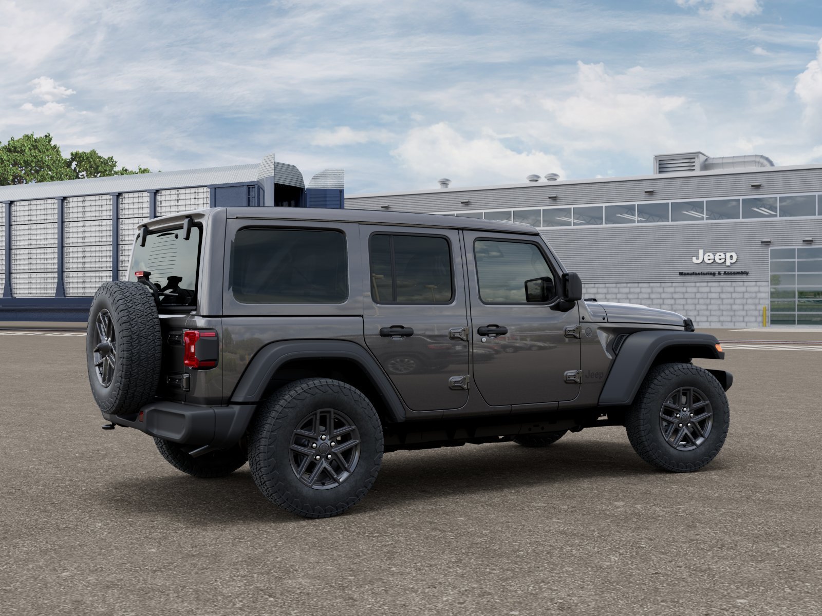 New 2027 Granite Crystal Metallic Clear-Coat Paint Jeep Sport S image 2