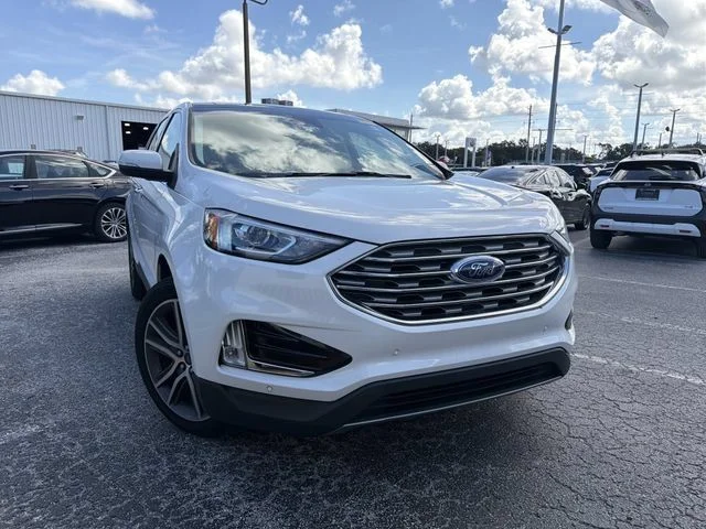 Used 2021 White Ford Titanium image 7