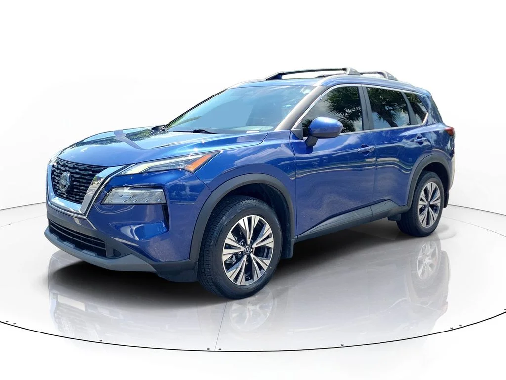 Certified Used 2023 Blue Nissan SV image 4