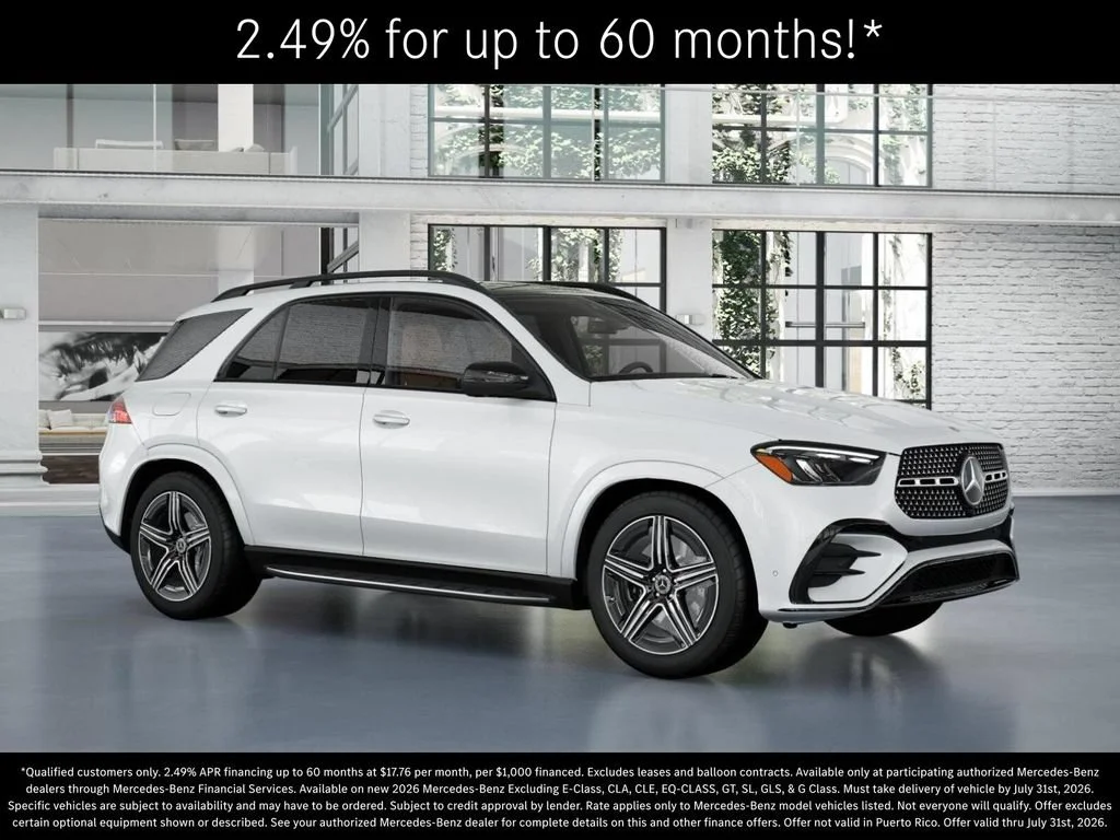 New 2026 MANUFAKTUR Moonlight White Metallic Mercedes-Benz GLE 450 image 12