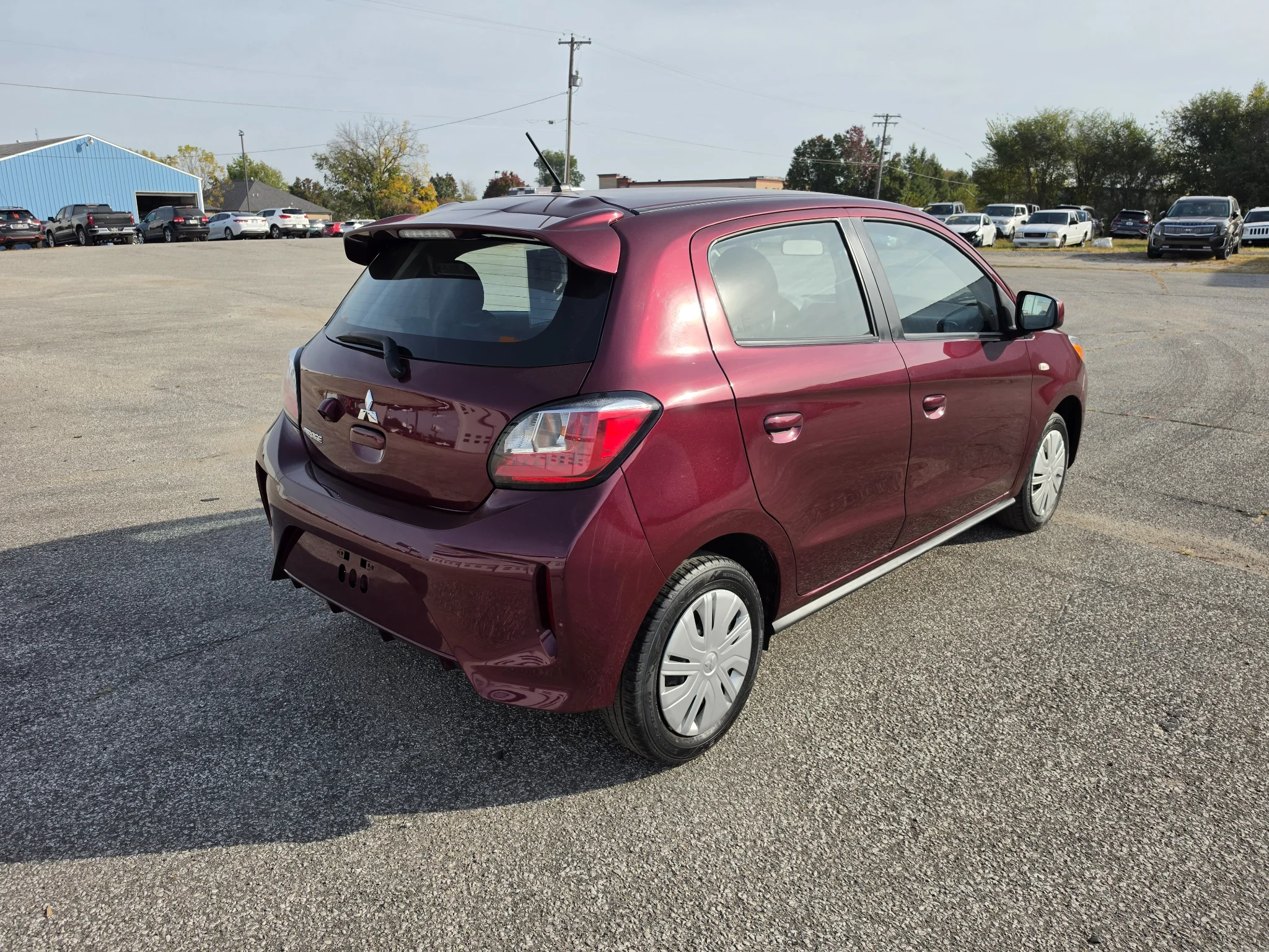 Used 2024 Wine Red Metallic Mitsubishi ES image 6