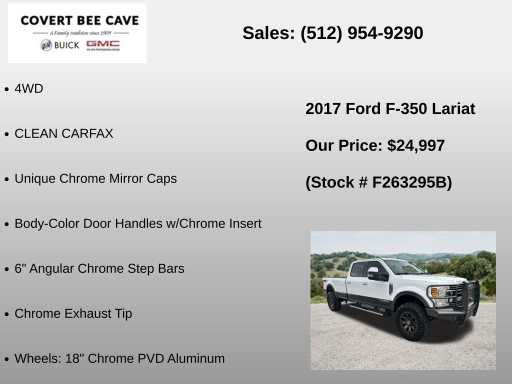Used 2017 White Ford Lariat image 12