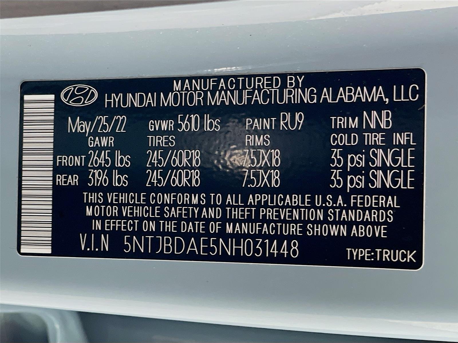 Used 2022 Blue Stone Hyundai SEL image 34