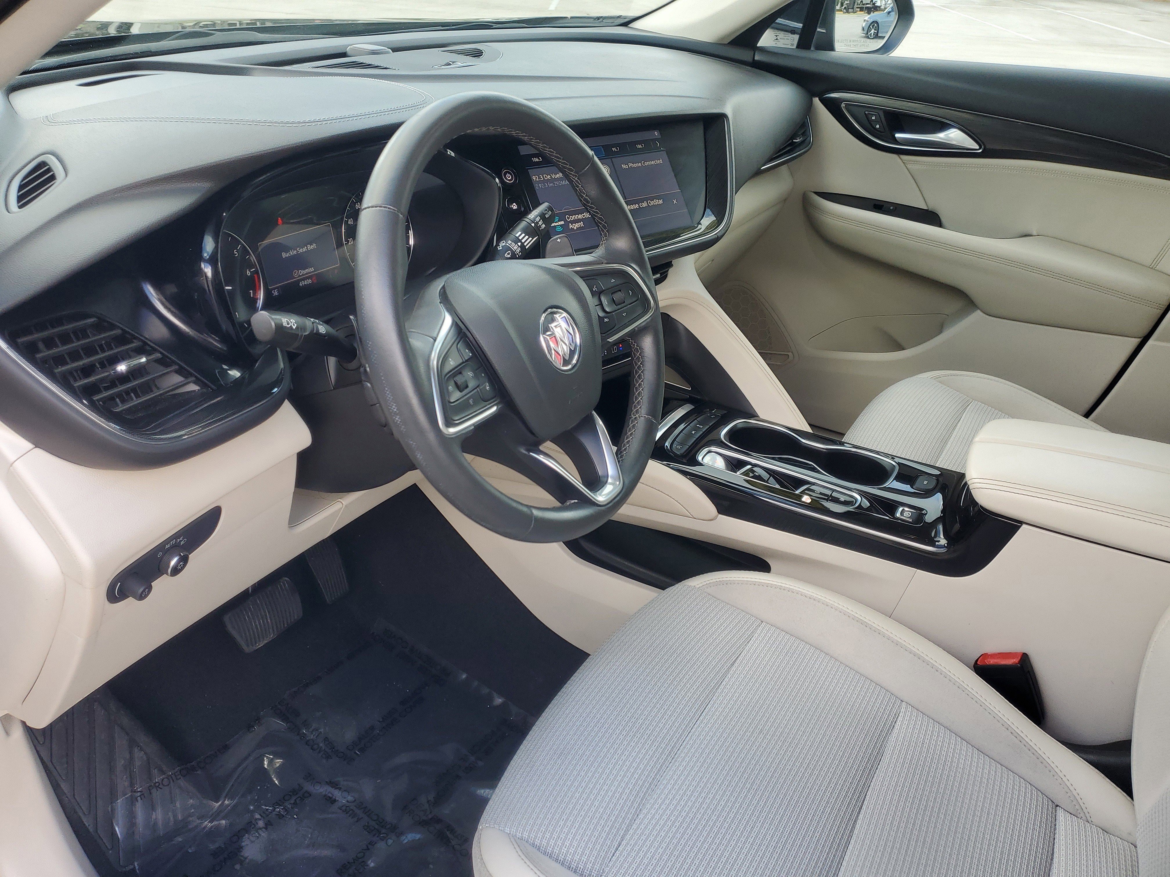 Used 2021 Dark Moon Blue Metallic Buick Preferred image 17