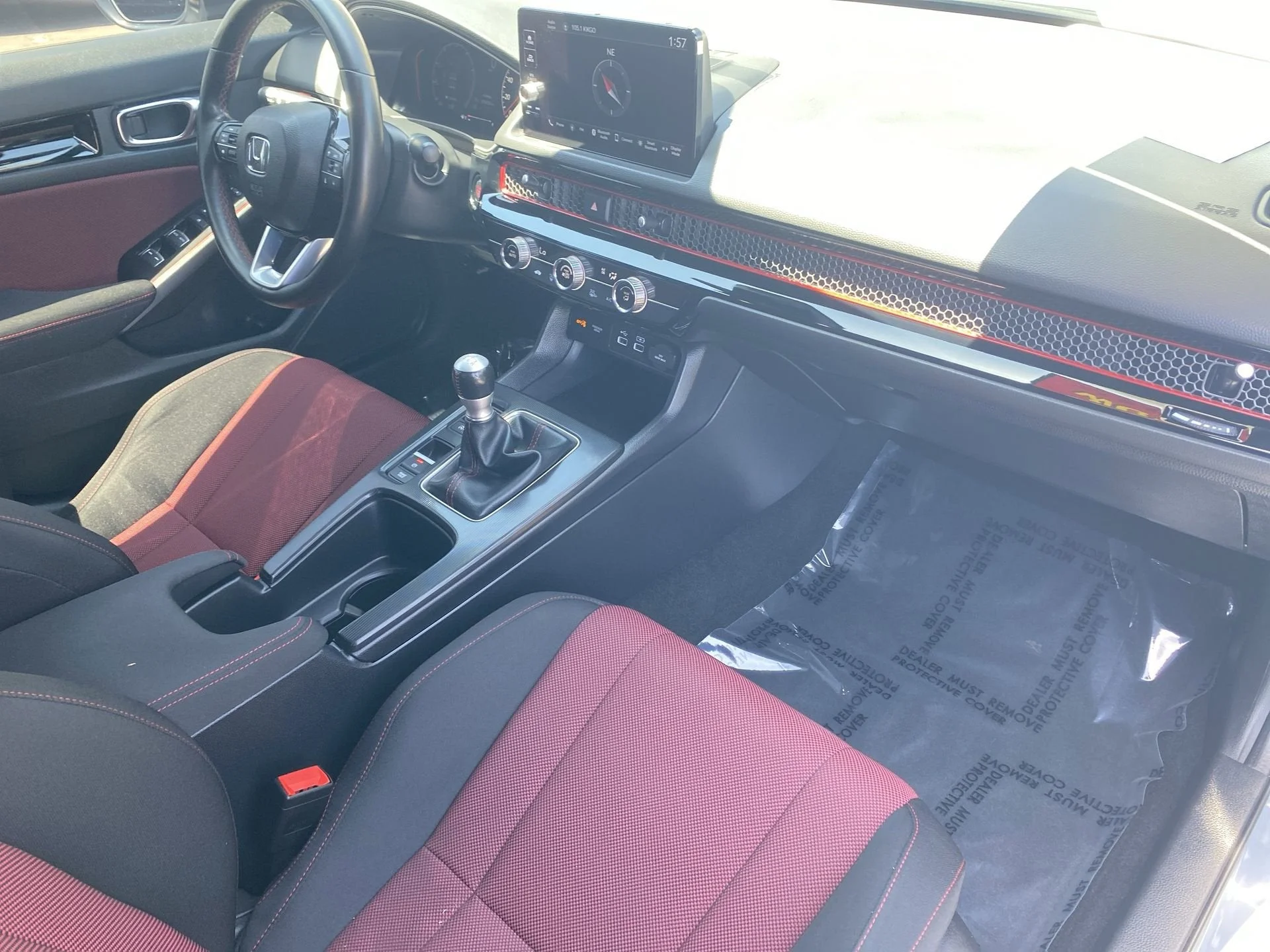 Used 2024 Sonic Gray Pearl Honda Si Manual Sedan image 69