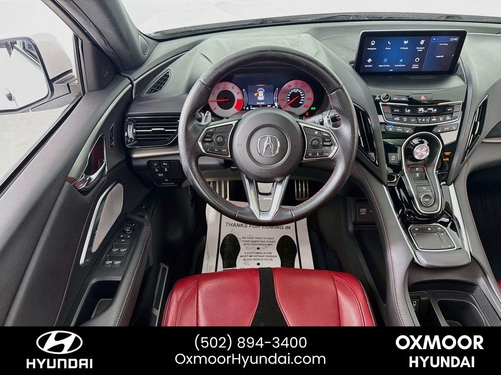 Used 2021 Platinum White Pearl Acura w/A-Spec Package image 24