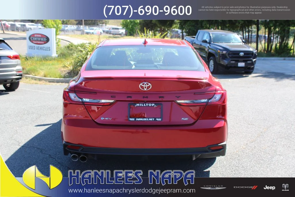 Used 2025 Red Toyota SE image 8