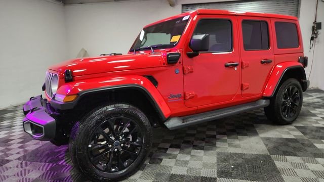 Used 2025 Red Jeep Sahara 4xe image 4