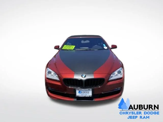 Used 2014 BMW 6 Series 640i with VIN WBALW7C52ED595958 for sale in Auburn, CA