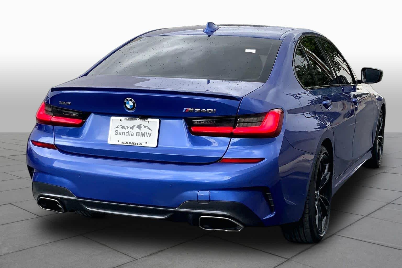 Used 2021 Portimao Blue Metallic BMW M340i xDrive image 11