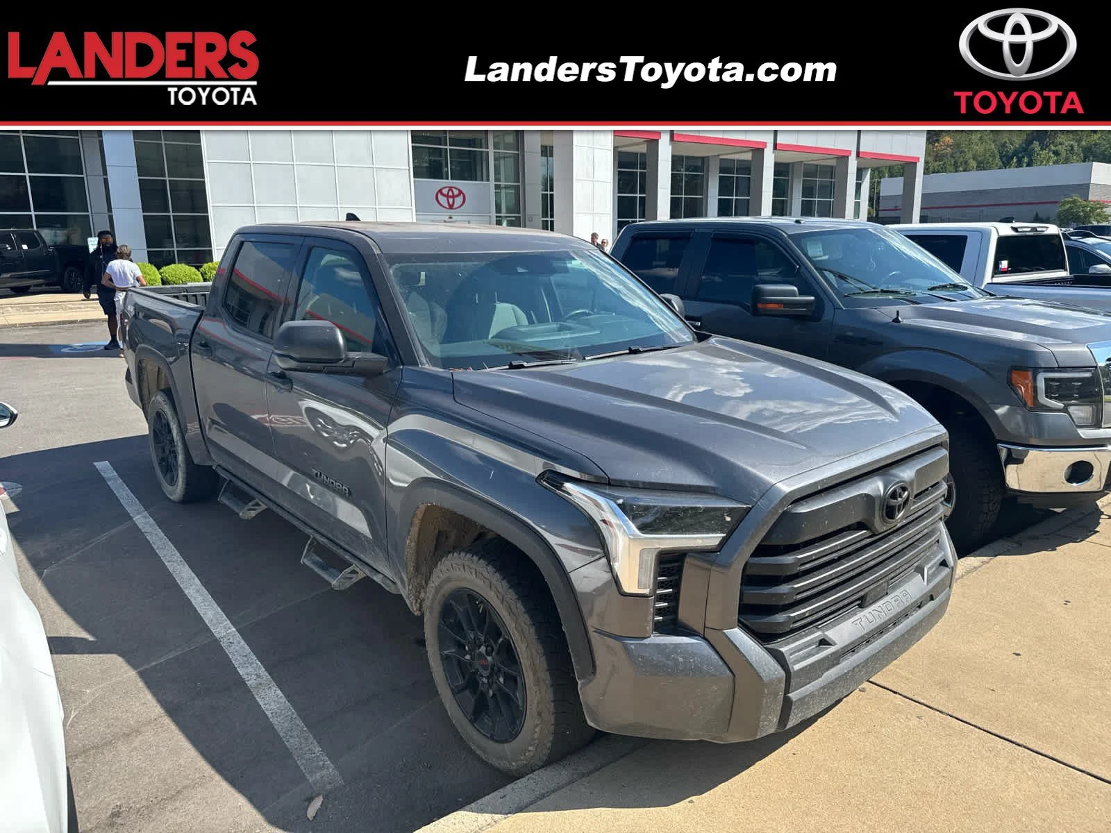 Used 2023 Magnetic Gray Metallic Toyota SR5 image 1
