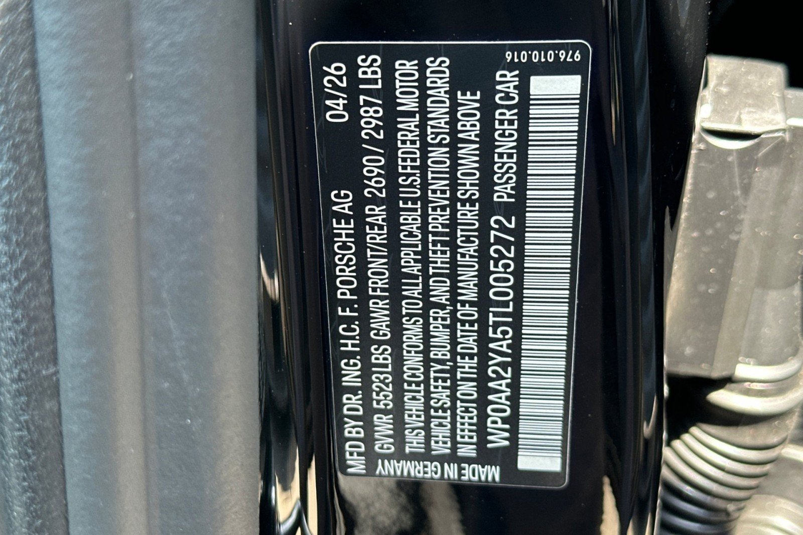 New 2026 Black Porsche  image 28