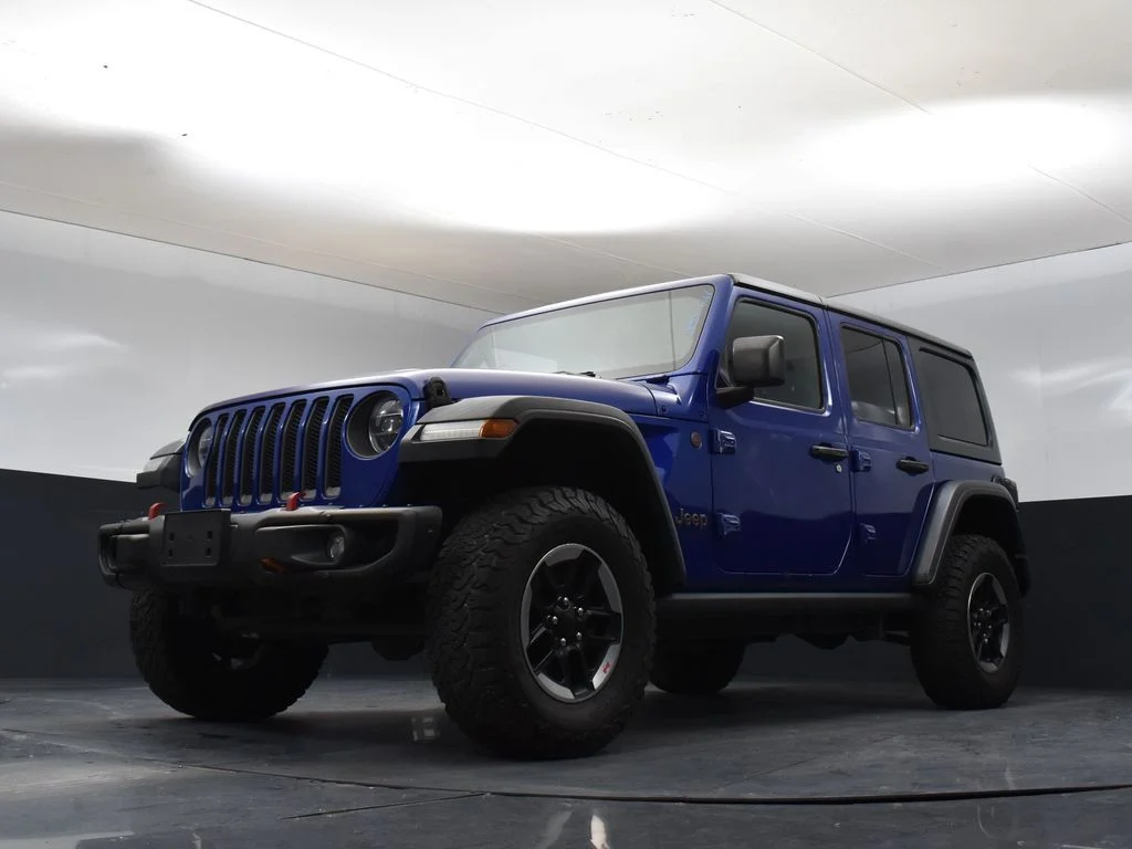 Used 2018 Blue Jeep Unlimited Rubicon image 14
