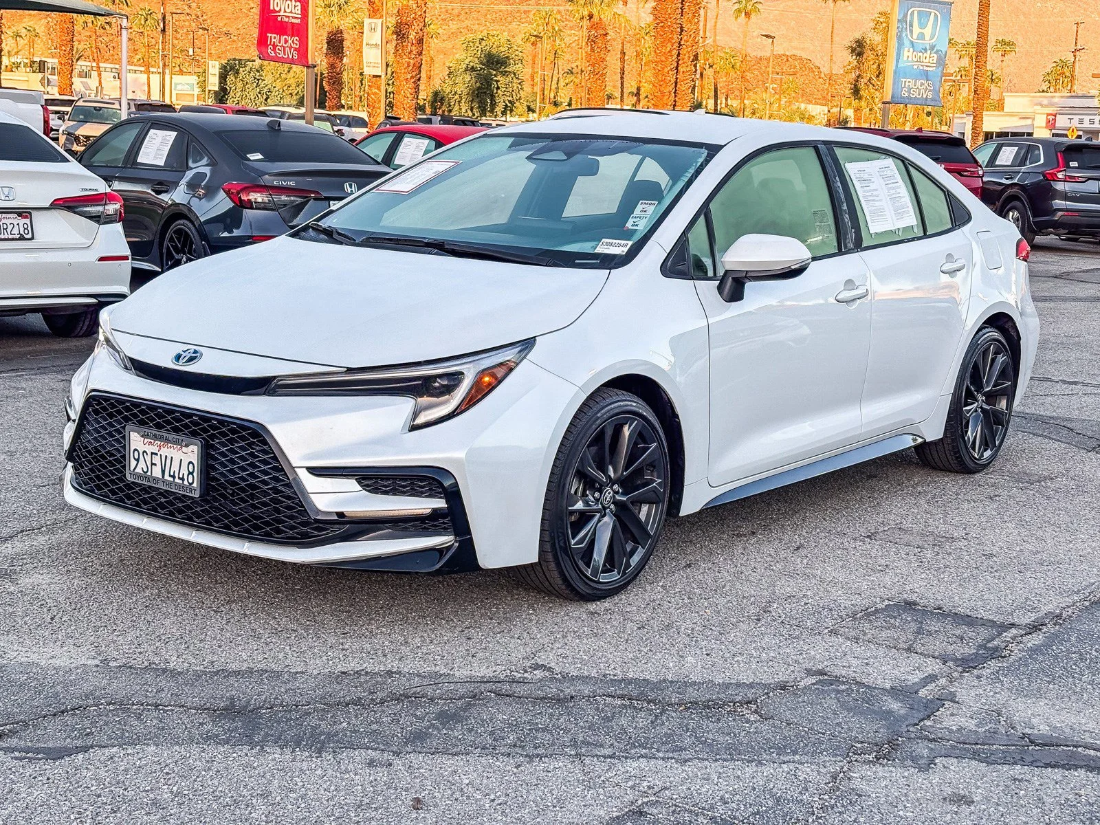Certified Used 2025 Wind Chill Pearl Toyota Hybrid LE image 3