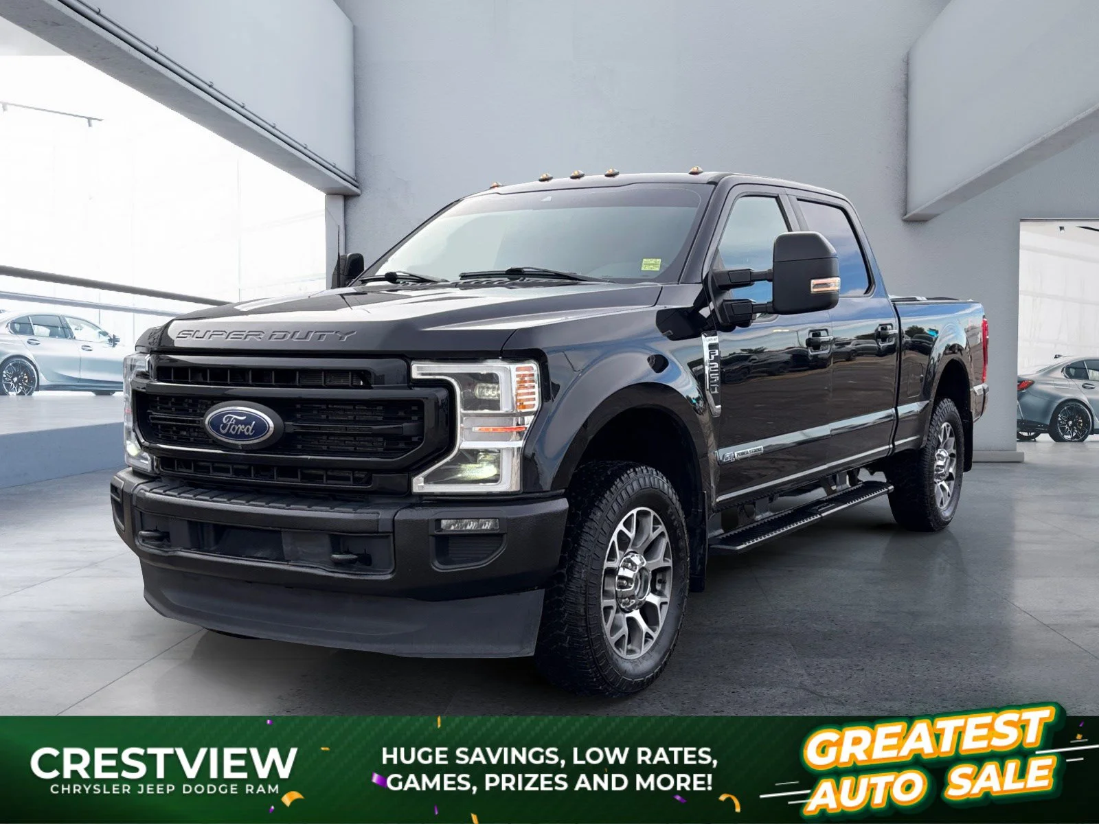 Used 2022 Agate Black Metallic Ford LARIAT image 1