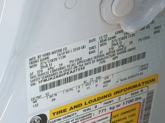 Used 2023 White Ford Limited image 38