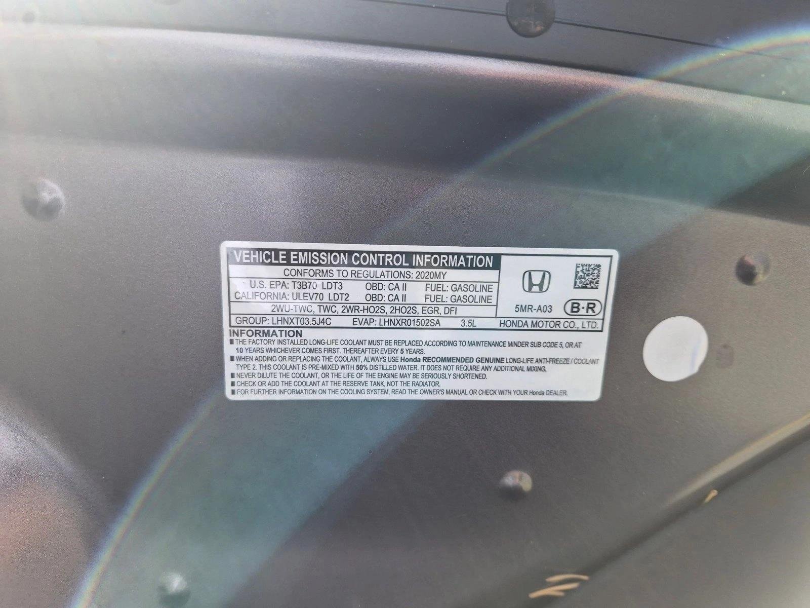 Used 2020 Silver/Gray Honda EX-L image 19