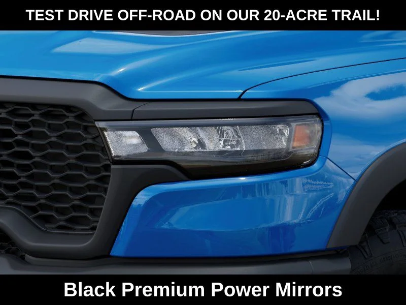 New 2026 Hydro Blue Pearl-Coat Exterior Paint RAM Rebel image 12