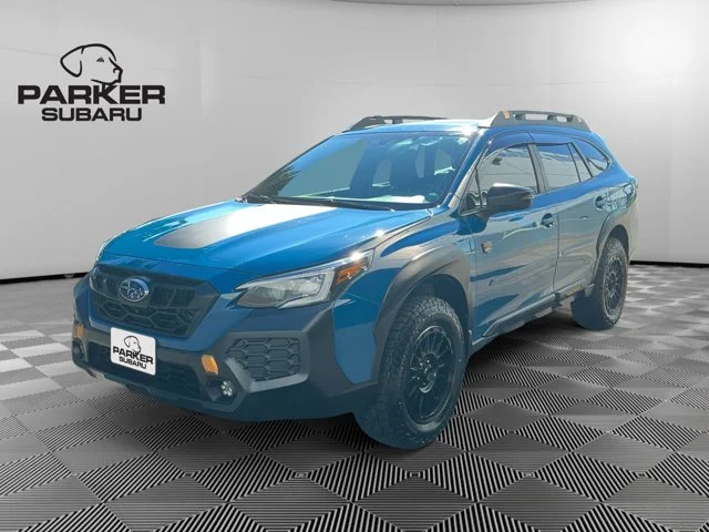 Certified Used 2025 Geyser Blue Subaru Wilderness image 1