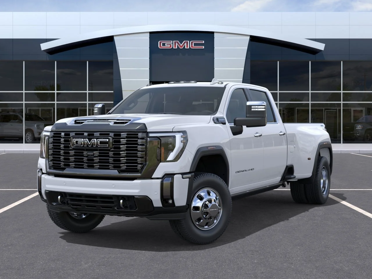 New 2026 Glacier White Tricoat GMC Denali Ultimate DRW image 6