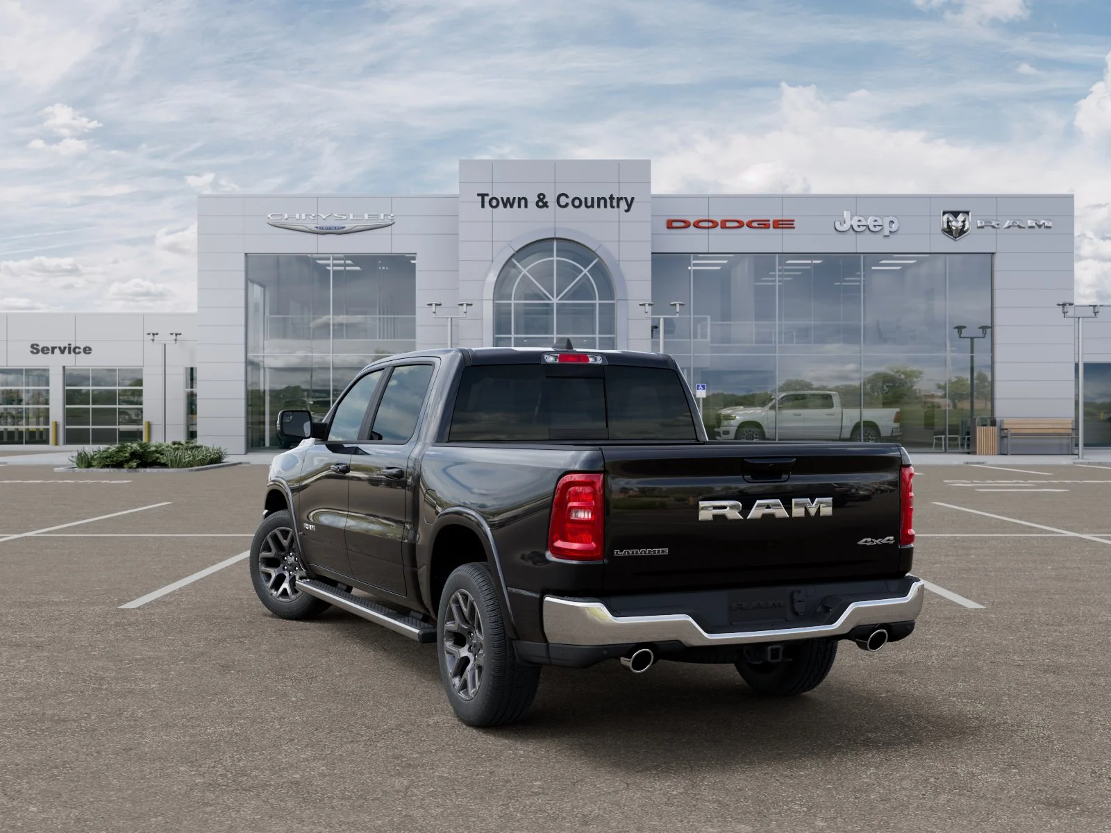 New 2026 Diamond Black Crystal Pearl-Coat Exterior Paint RAM Laramie image 29