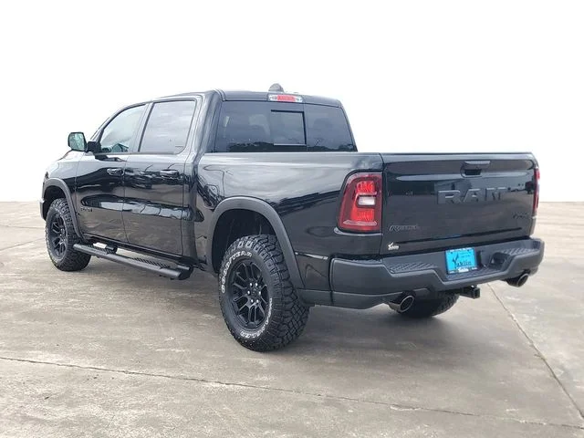 New 2026 Diamond Black Crystal Pearl-Coat Exterior Paint RAM Rebel image 3