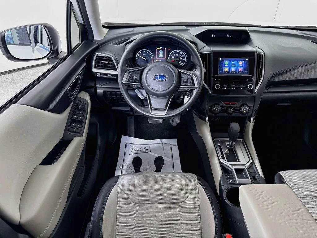 Used 2019 Crystal White Pearl Subaru Base image 3