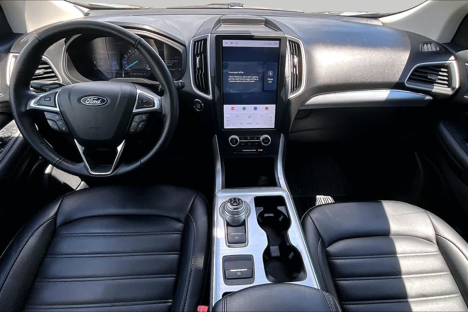 Used 2022 Iconic Silver Metallic Ford SEL image 16