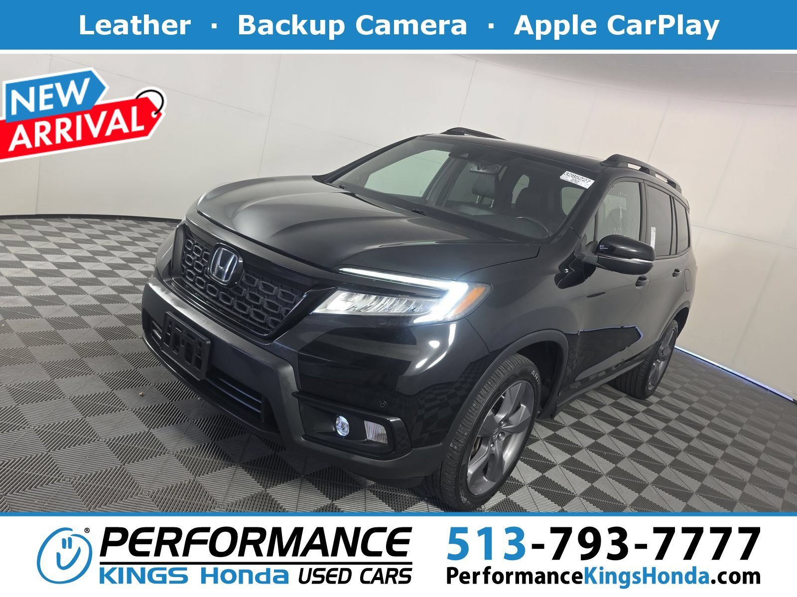 Used 2019 Crystal Black Pearl Honda Touring image 1