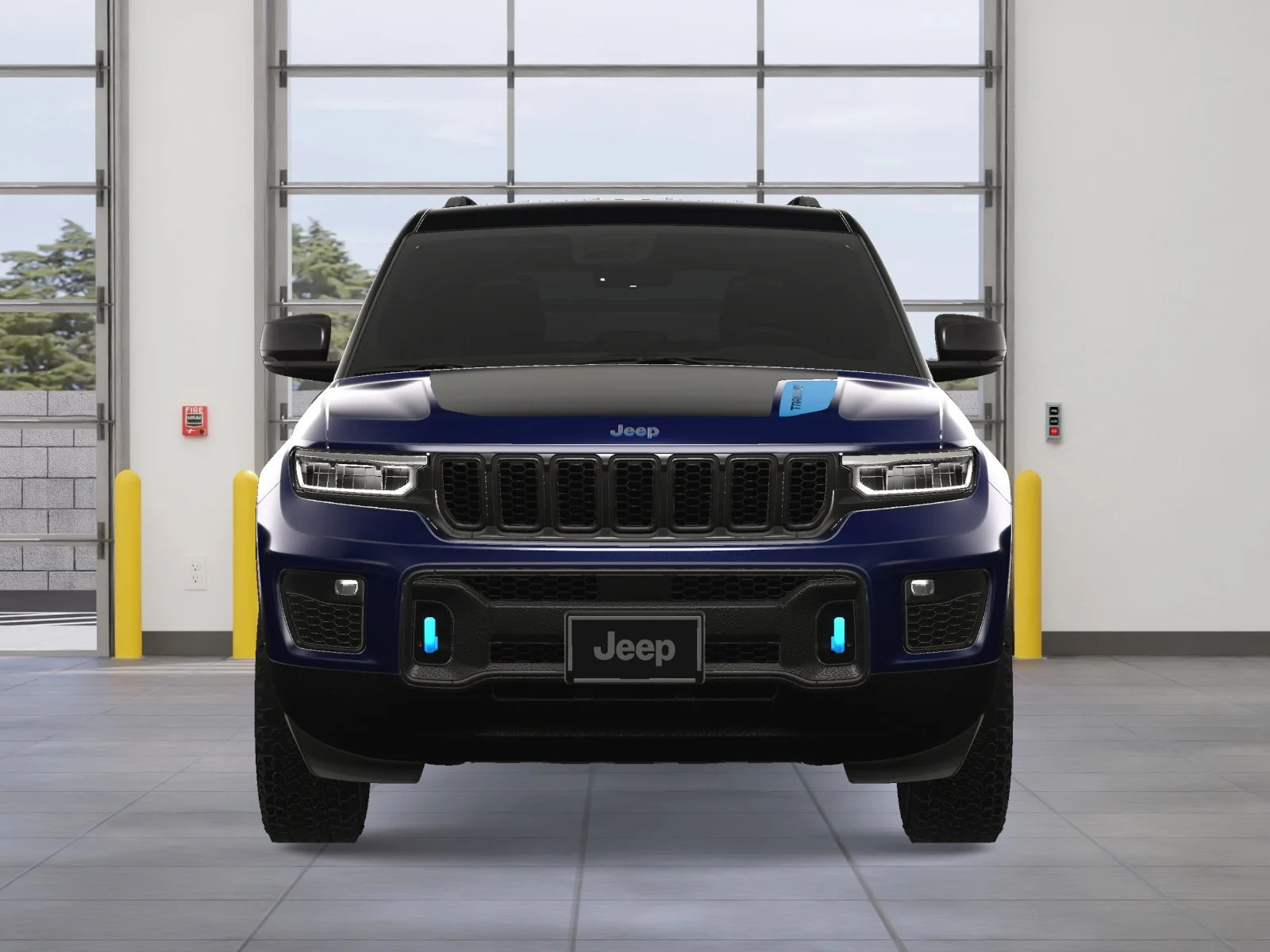 New 2024 Midnight Sky Exterior Paint Jeep Trailhawk 4xe image 39