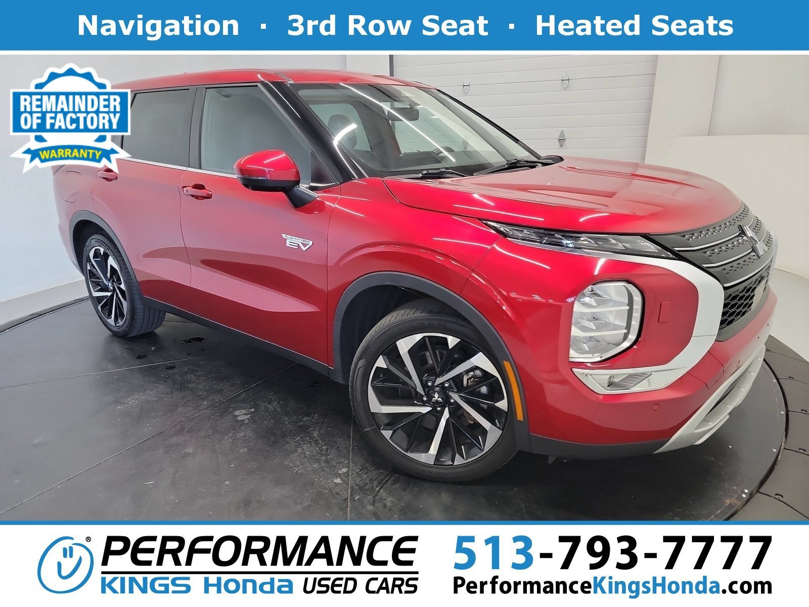 Used 2023 Red Diamond Mitsubishi SE image 1