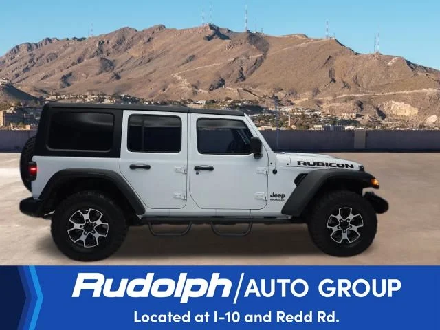 Used 2021 Bright White Clearcoat Jeep Unlimited Rubicon image 6