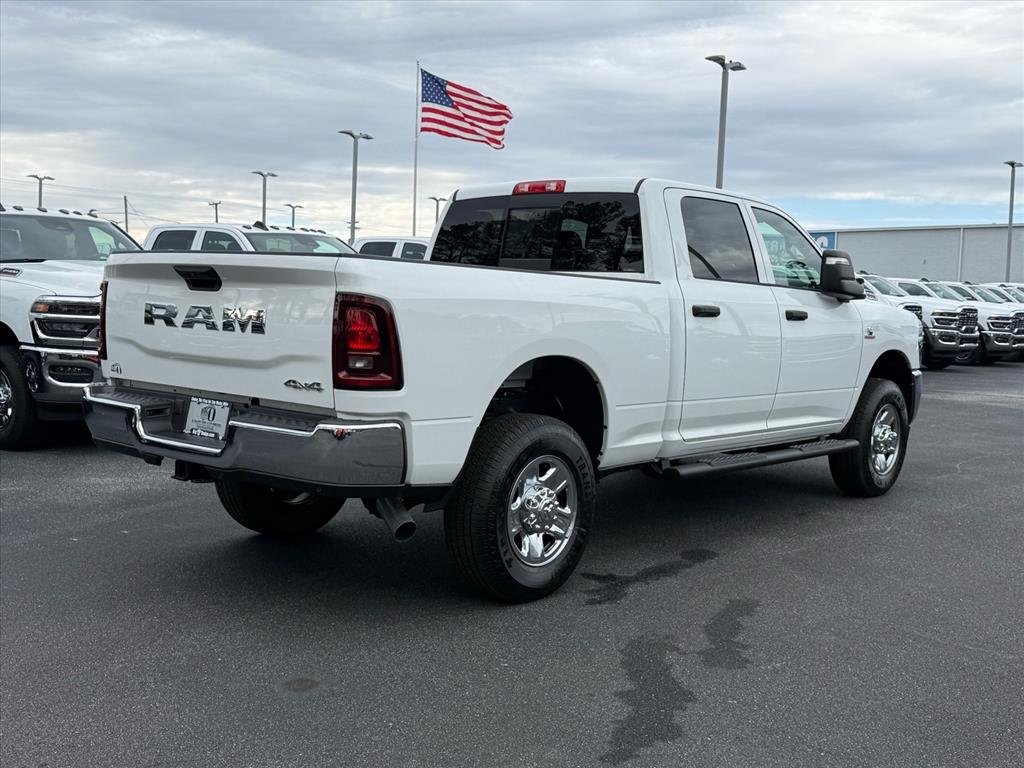 New 2026 Bright White Clear-Coat Exterior Paint RAM Tradesman Crew Cab 4x4 6