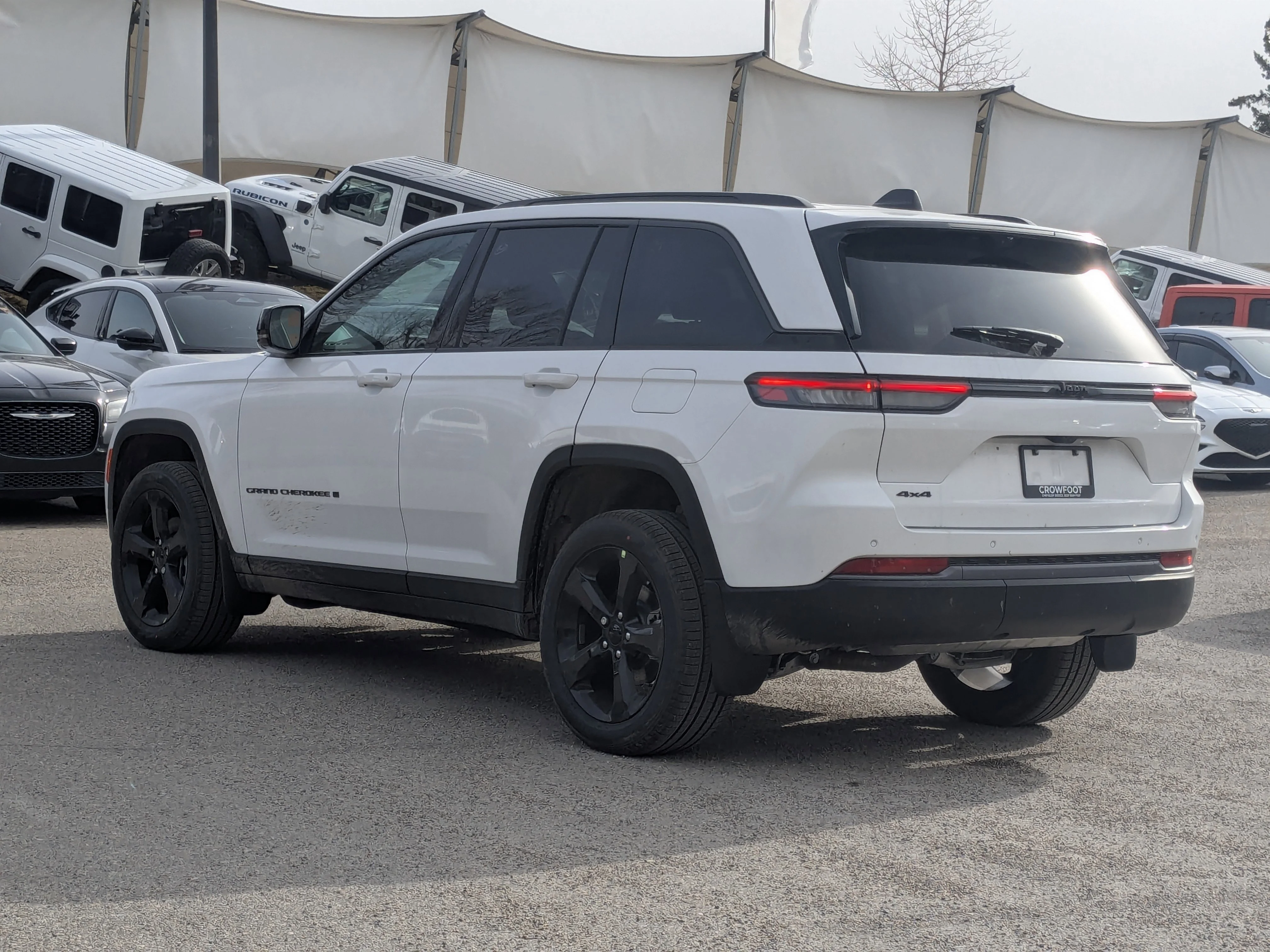New 2026 White Jeep Limited - - Ltd Altitude Pkg - Lux Tech Grp II - Pano Sunroof - 20 Black Wheels & More image 6
