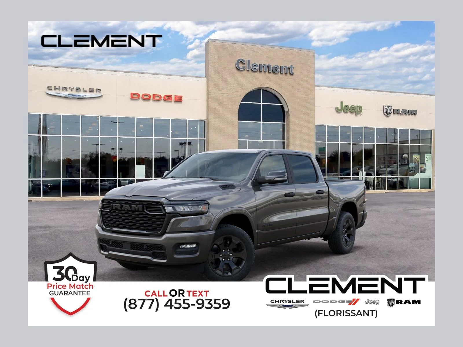 New 2026 Granite Crystal Metallic Clear-Coat Exterior Paint RAM Big Horn/Lone Star image 1