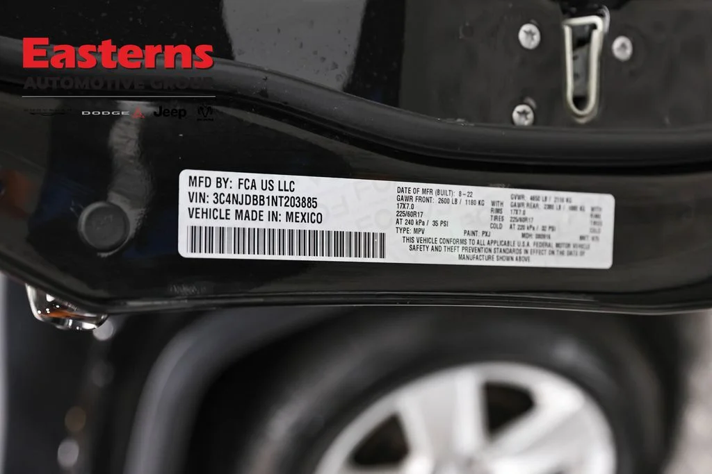 Certified Used 2022 Black Jeep Latitude image 35