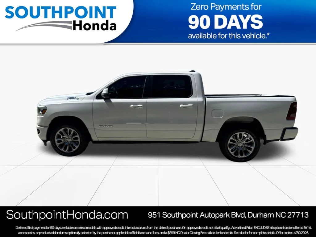Used 2023 Bright White Clearcoat Ram Laramie image 4