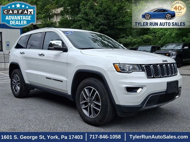 Used 2021 White Jeep Limited image 1