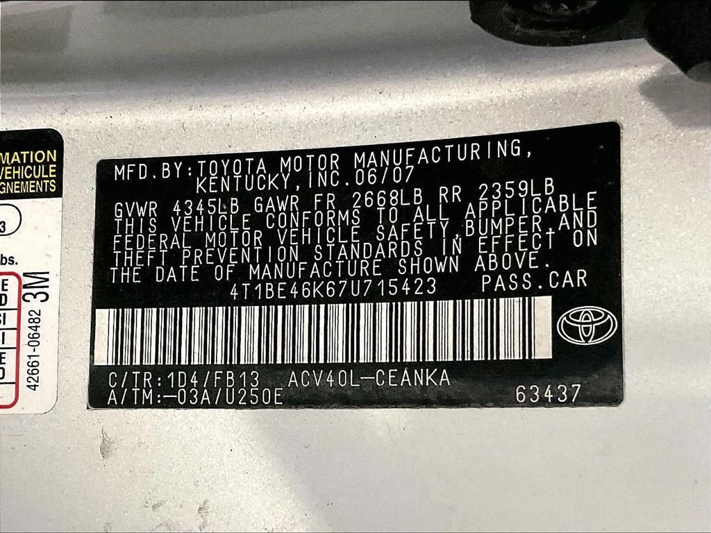 Used 2007 Gray Toyota Base CE image 33