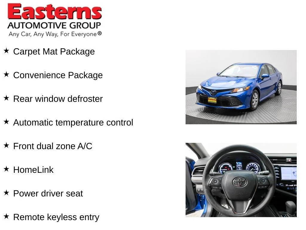 Used 2020 Blue Toyota LE image 11