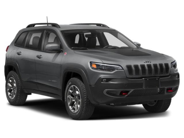 Used 2021 Diamond Black Crystal Pearlcoat Jeep Trailhawk image 9