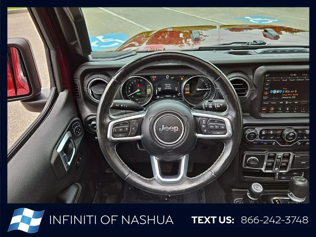 Used 2021 Red Jeep Unlimited Sahara 4xe image 9