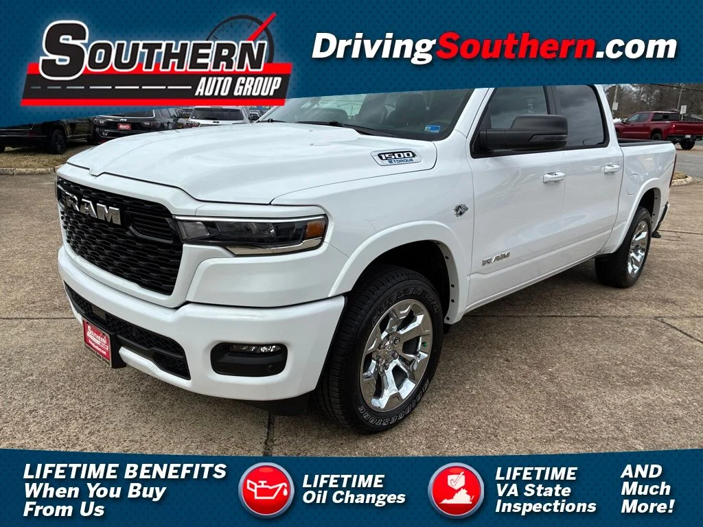 New 2026 Bright White Clearcoat RAM Big Horn/Lone Star image 1