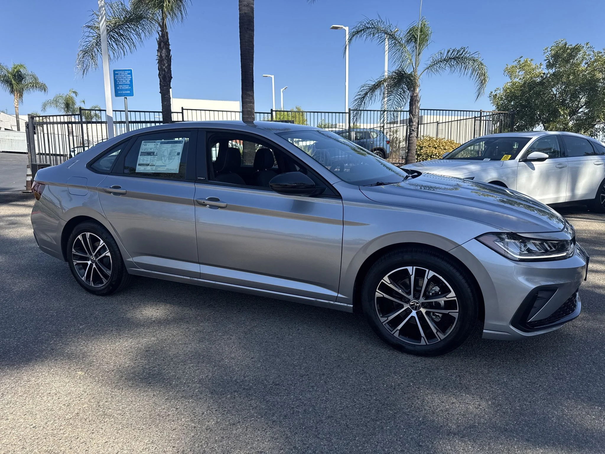 New 2027 Pyrite Silver Metallic Volkswagen Sport image 2