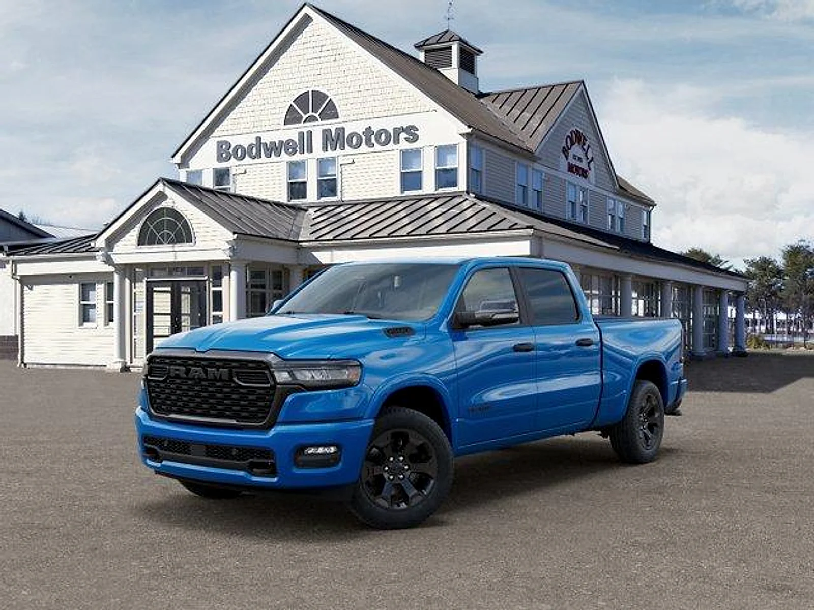New 2026 Hydro Blue Pearlcoat RAM Big Horn Crew Cab 4x4 6