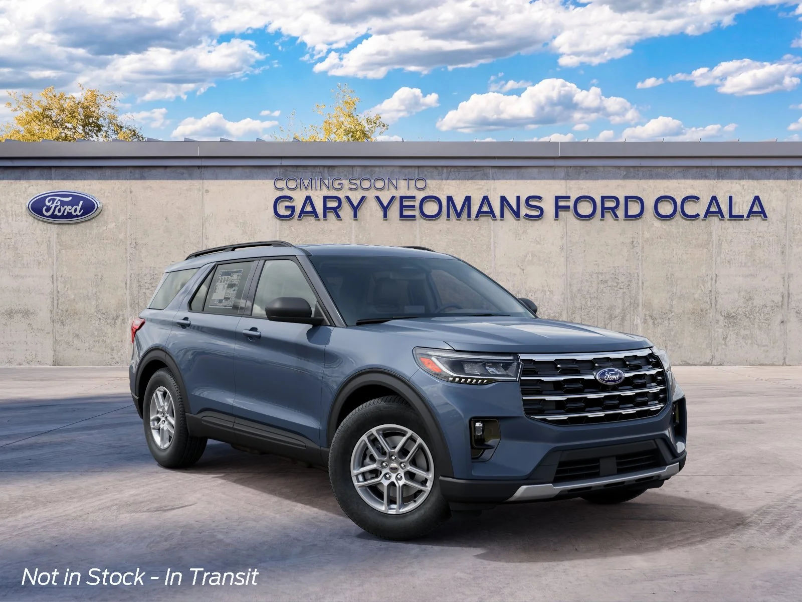 New 2027 Vapor Blue Metallic Ford Active image 4