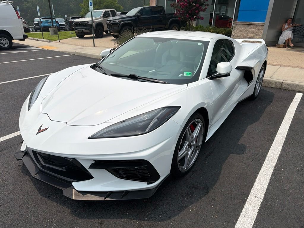 Used 2020 White Chevrolet Stingray image 1